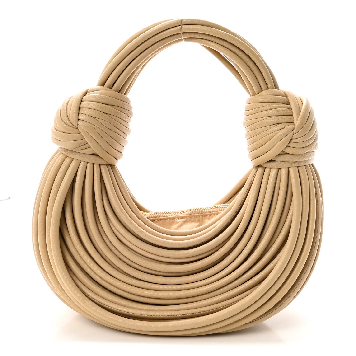 Bottega Veneta Nappa Mini Tubular Double Knot Porridge 1 of 9