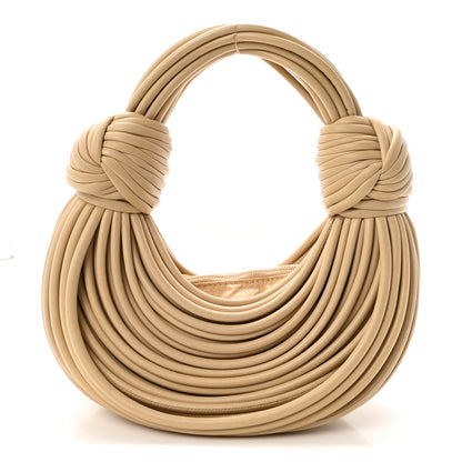 Bottega Veneta Nappa Mini Tubular Double Knot Porridge 1 of 9