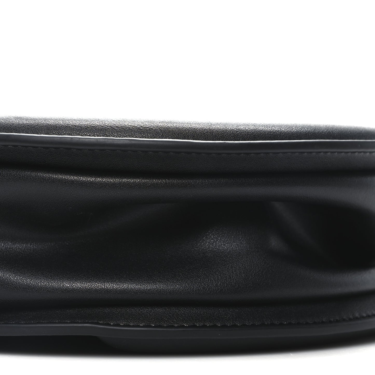 Vegan Leather Major Circle Bag Black