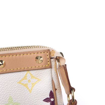 Louis Vuitton Monogram Multicolor Pochette Accessories White 9 of 12