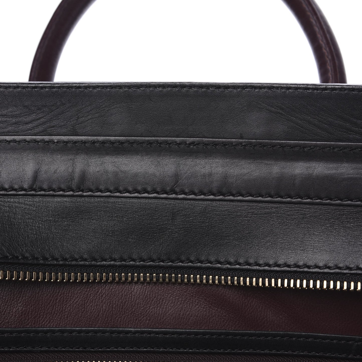 Smooth Calfskin Mini Tri-Color Luggage Grey