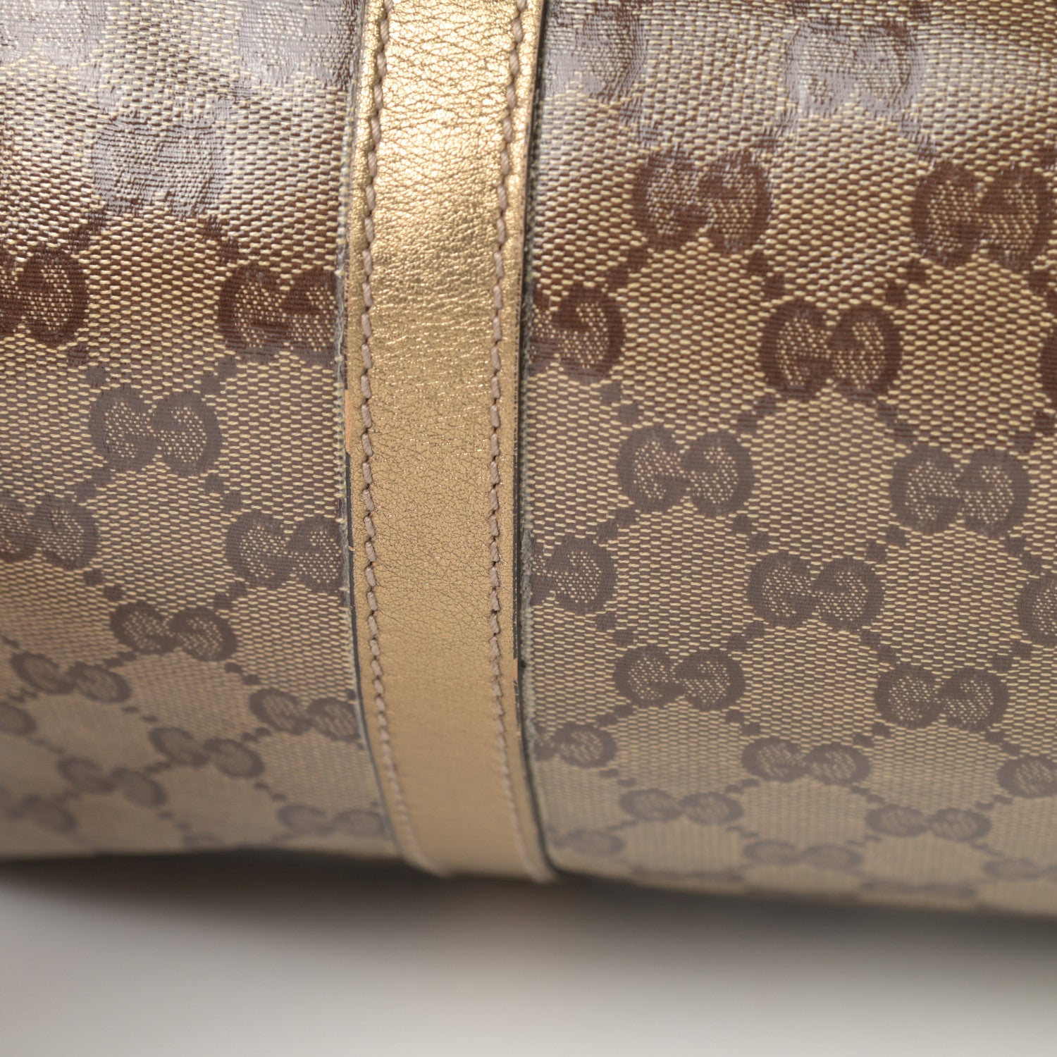 Gucci Crystal Monogram Small Joy Boston Gold 11 of 16