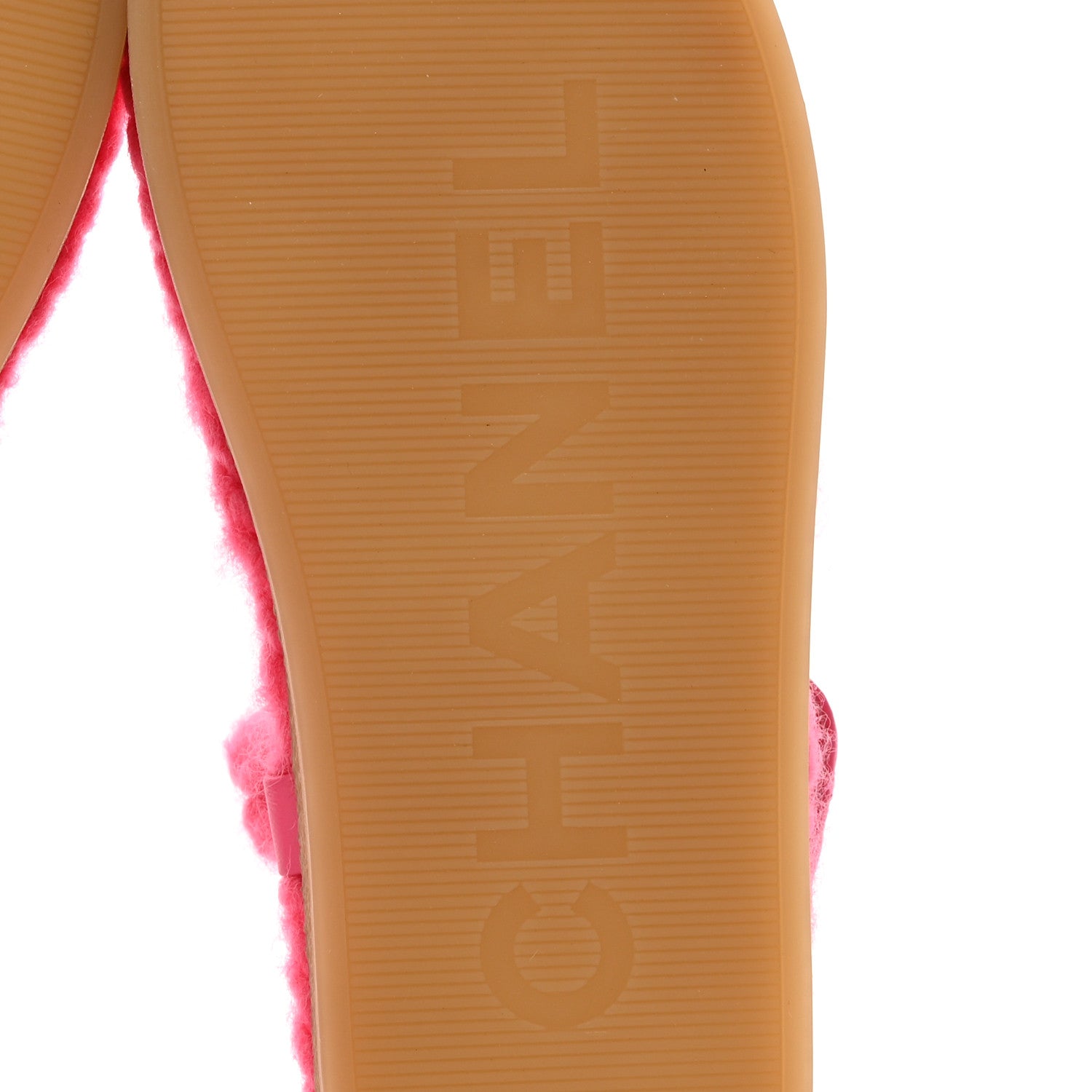Chanel Cord Lambskin Quilted Logo Sandals 35 Pink 6 of 8