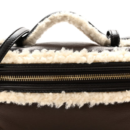 Bottega Veneta Calfskin Shearling Bang Bang Vanity Case Light Brown Teddy 8 of 10