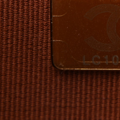 Chanel Lambskin Quilted Crystal Pearl CC Wallet On Chain WOC  Brown 8 of 12