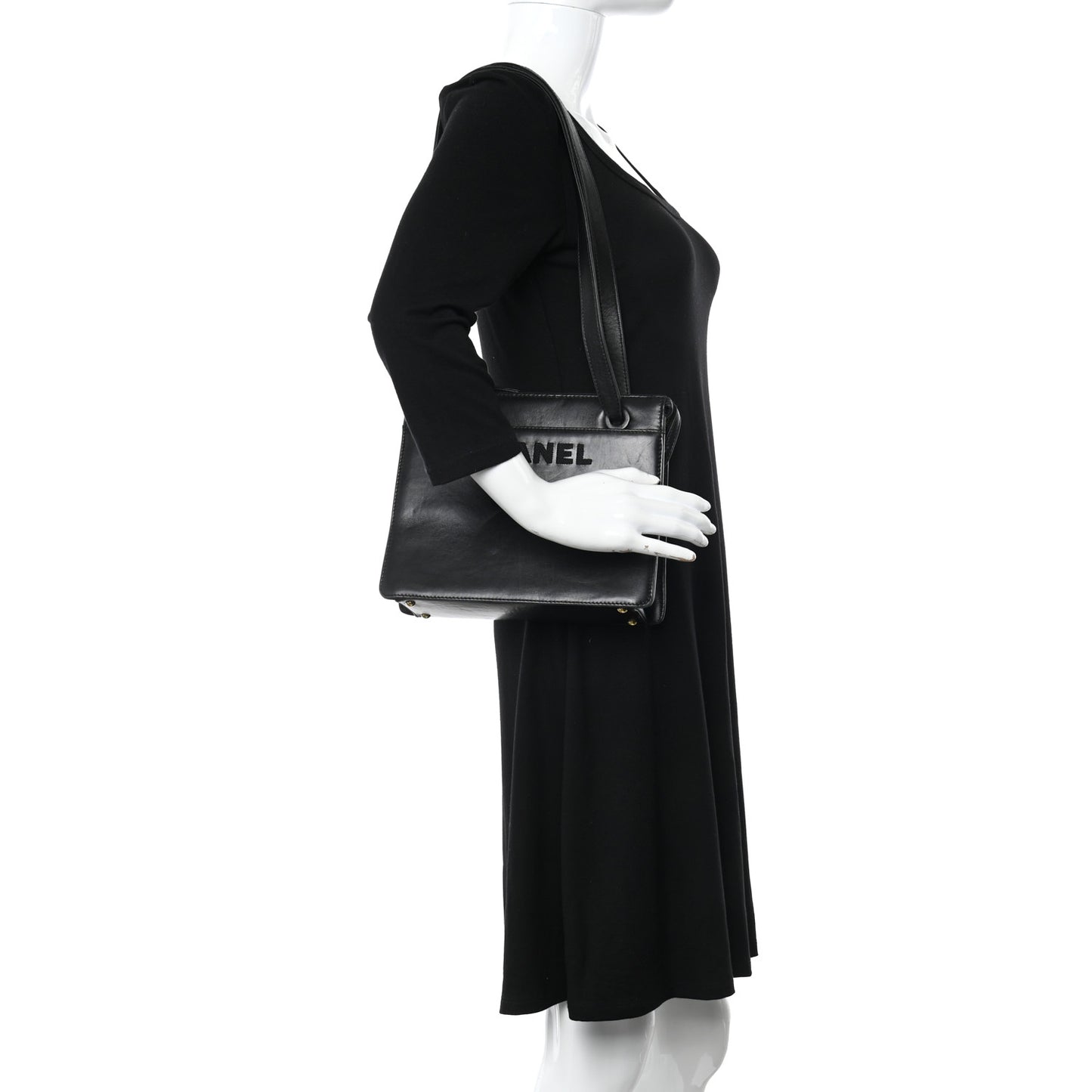 Logo Shoulder Bag Black