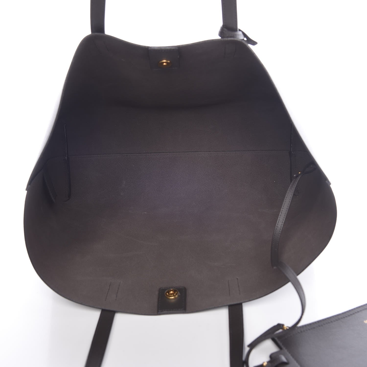Saint Laurent Calfskin Large Shopping Tote Storm 6 of 10