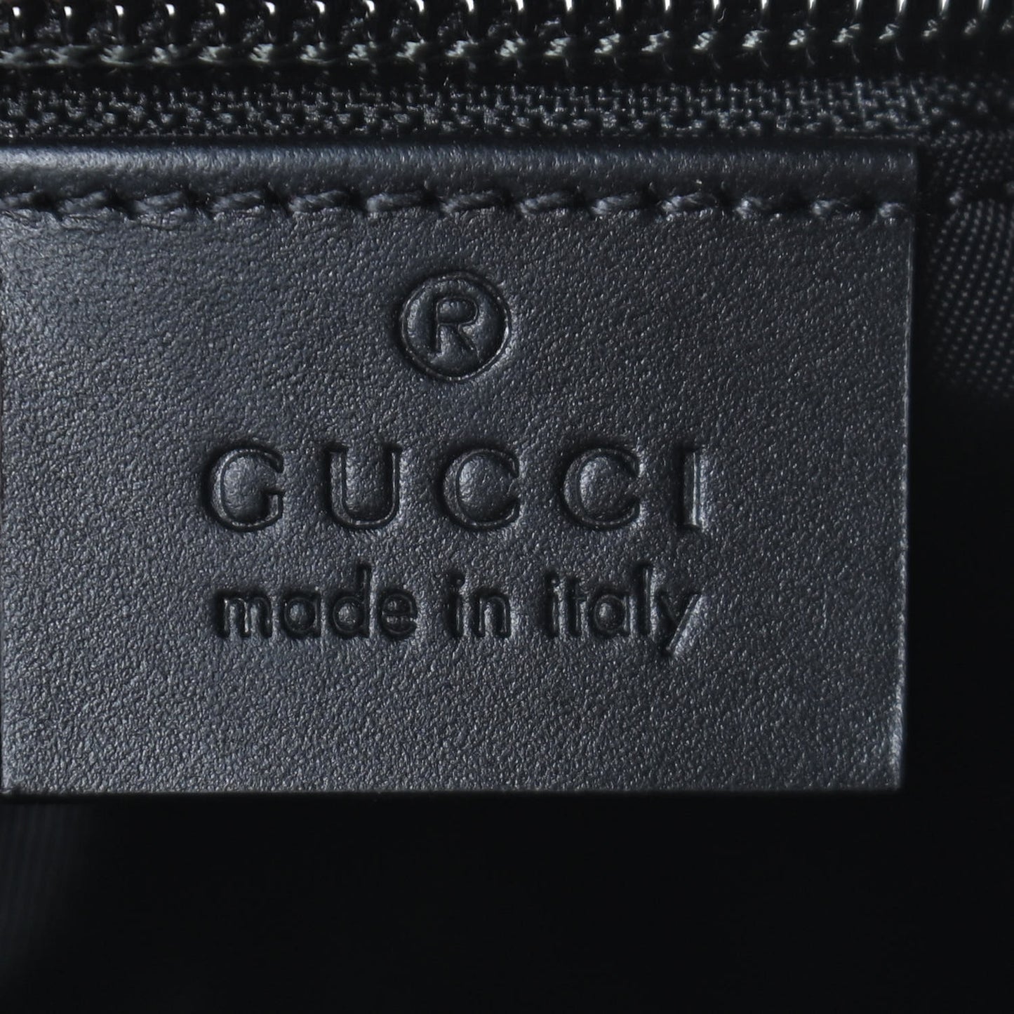 GG Supreme Monogram Web Messenger Bag Black