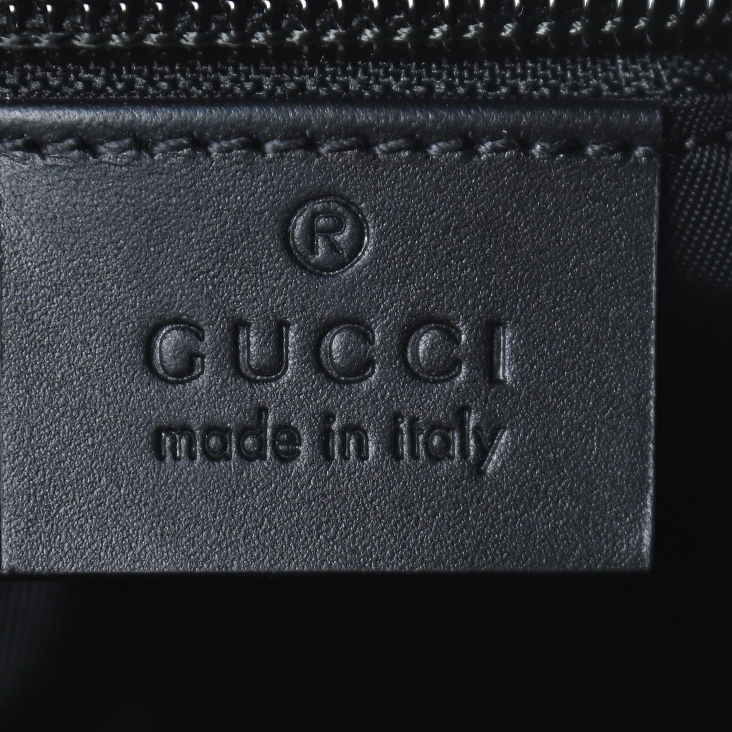 Gucci GG Supreme Monogram Web Messenger Bag Black 8 of 9