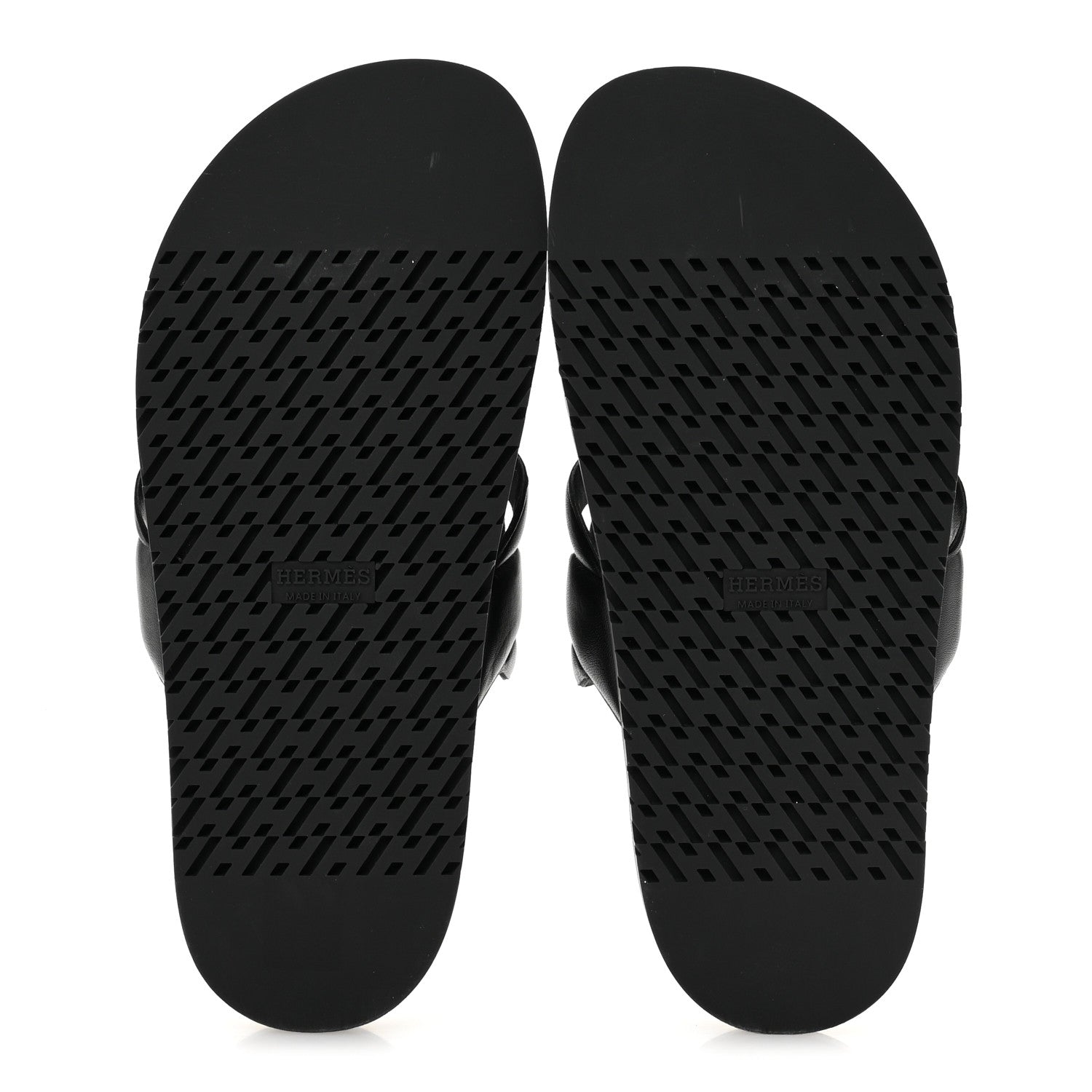 Hermes Nappa Extra Sandals 38 Black 6 of 9