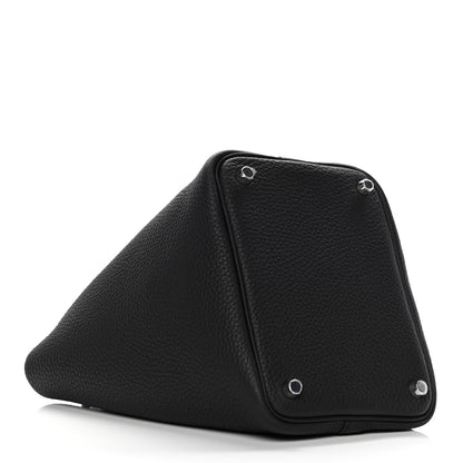 Hermes Taurillon Clemence Picotin Lock 18 PM Black 3 of 8