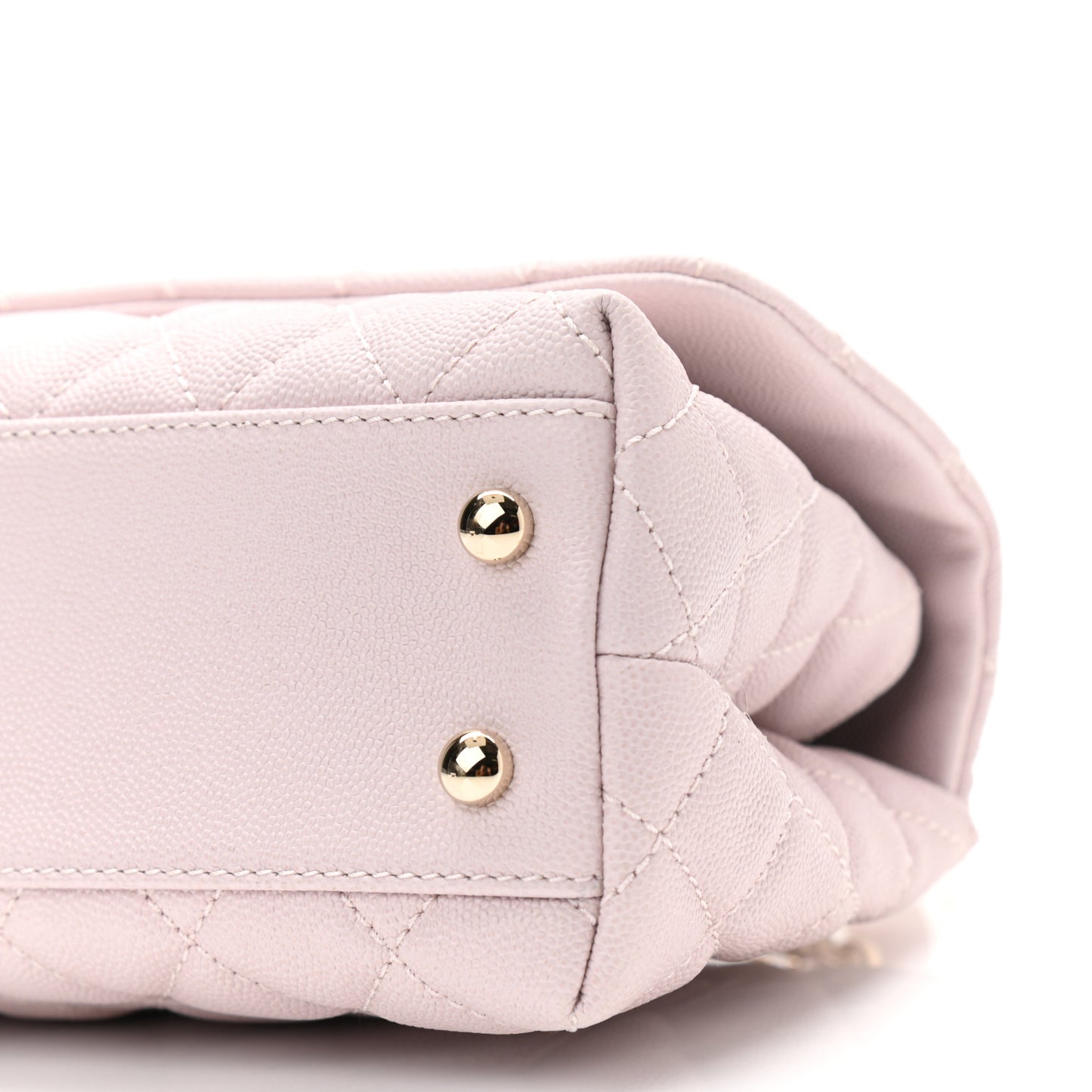 Caviar Quilted Mini Coco Handle Flap Lilas Lilac