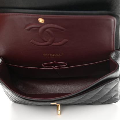 Chanel Caviar Quilted Medium Double Flap Black 4 of 10