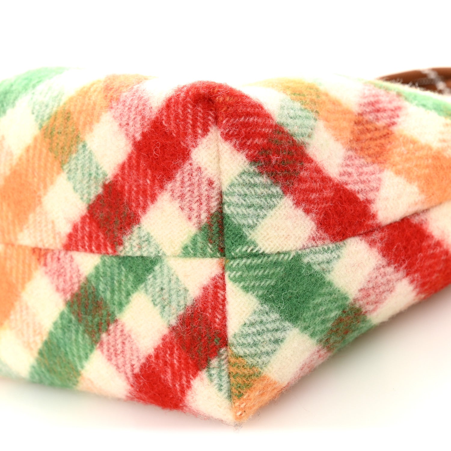 Miu Miu Wool Plaid Pouch Multicolor 9 of 9