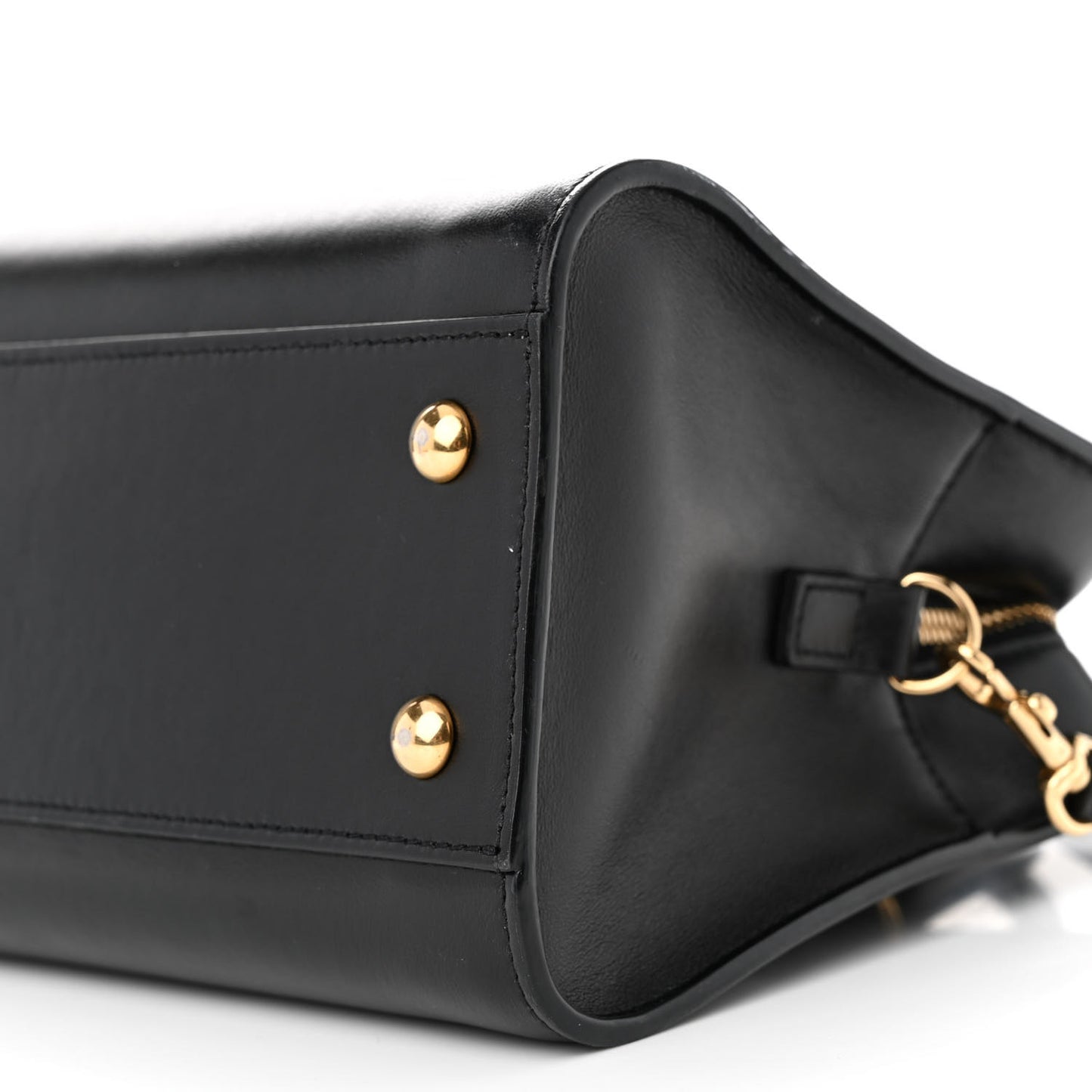 Calfskin Monogram Baby Cabas Black