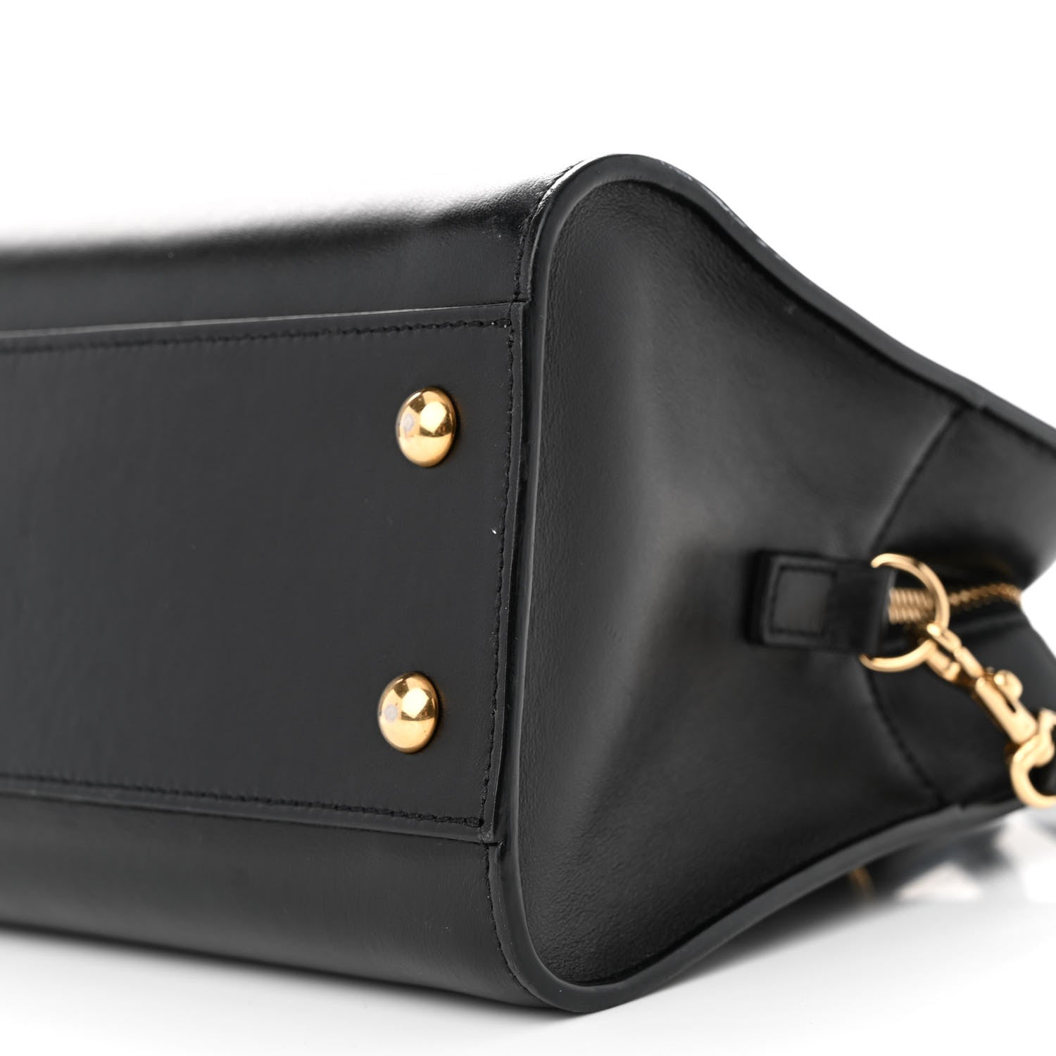 Saint Laurent Calfskin Monogram Baby Cabas Black 10 of 13