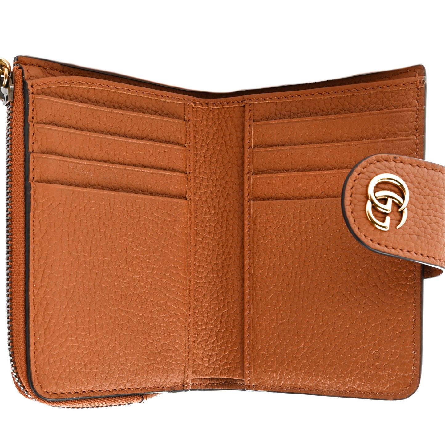 Piuma Calfskin Medium Bamboo Double G Wallet Cuir