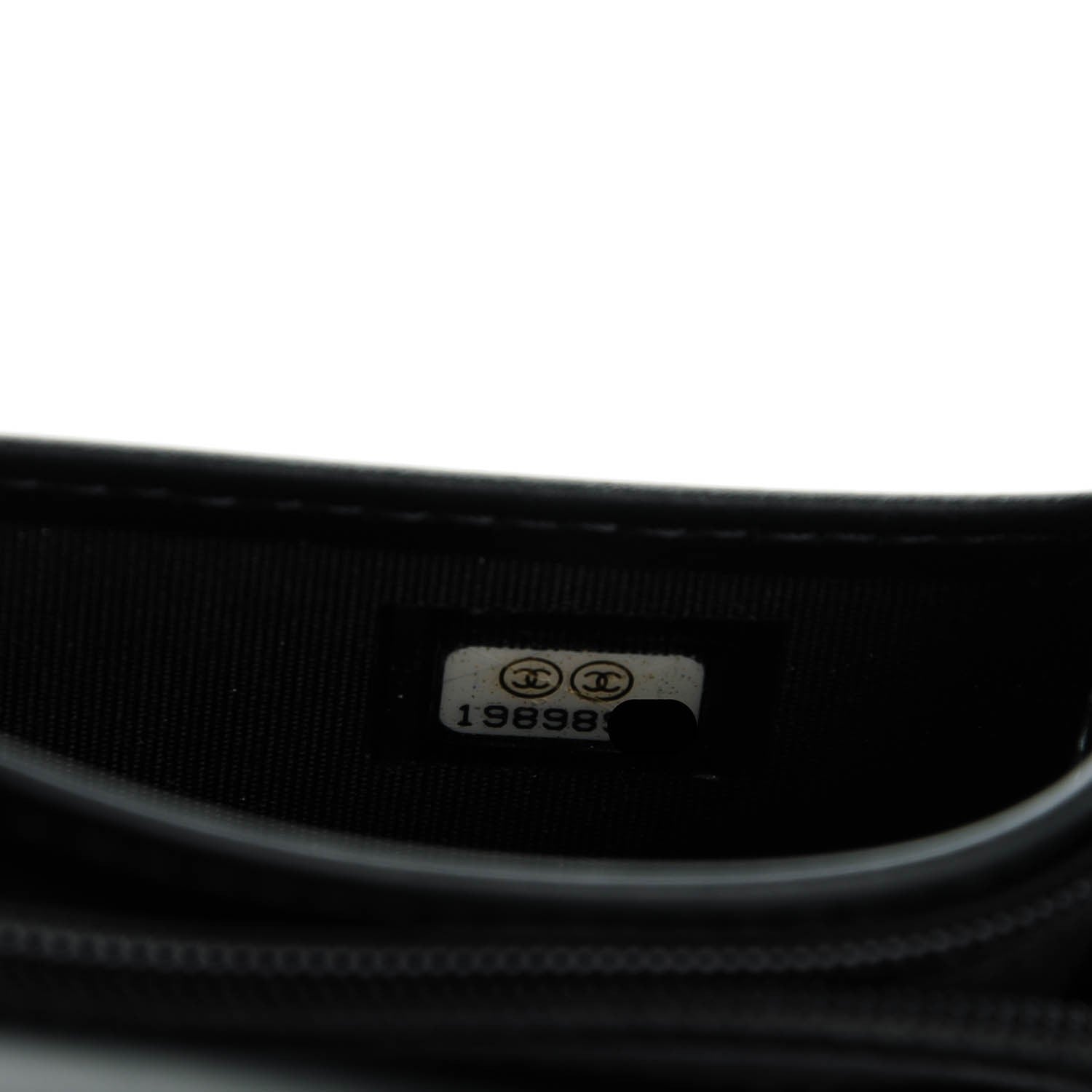 Chanel Caviar Quilted Boy Yen Wallet Black 8 of 8