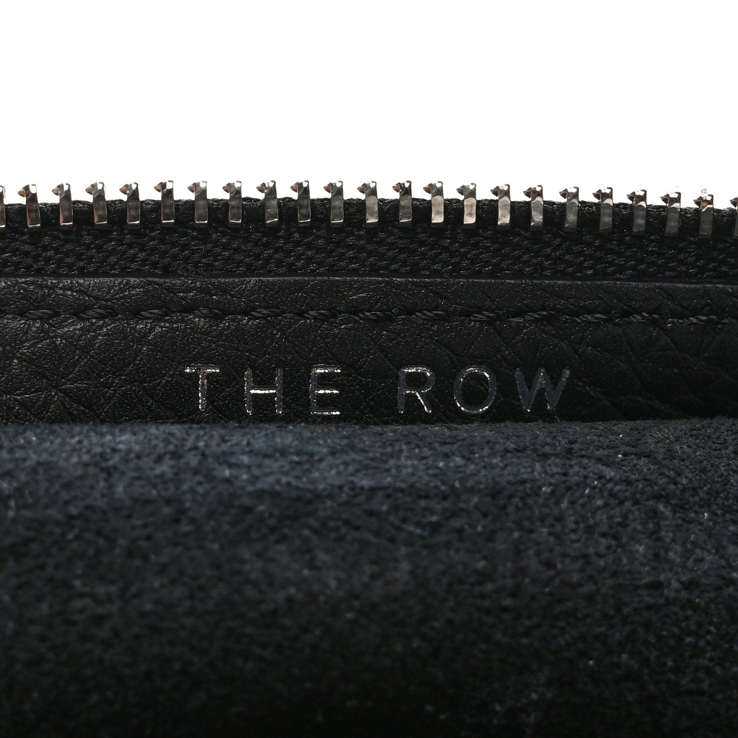 Grained Calfskin Small Slouchy Banana Bag Black