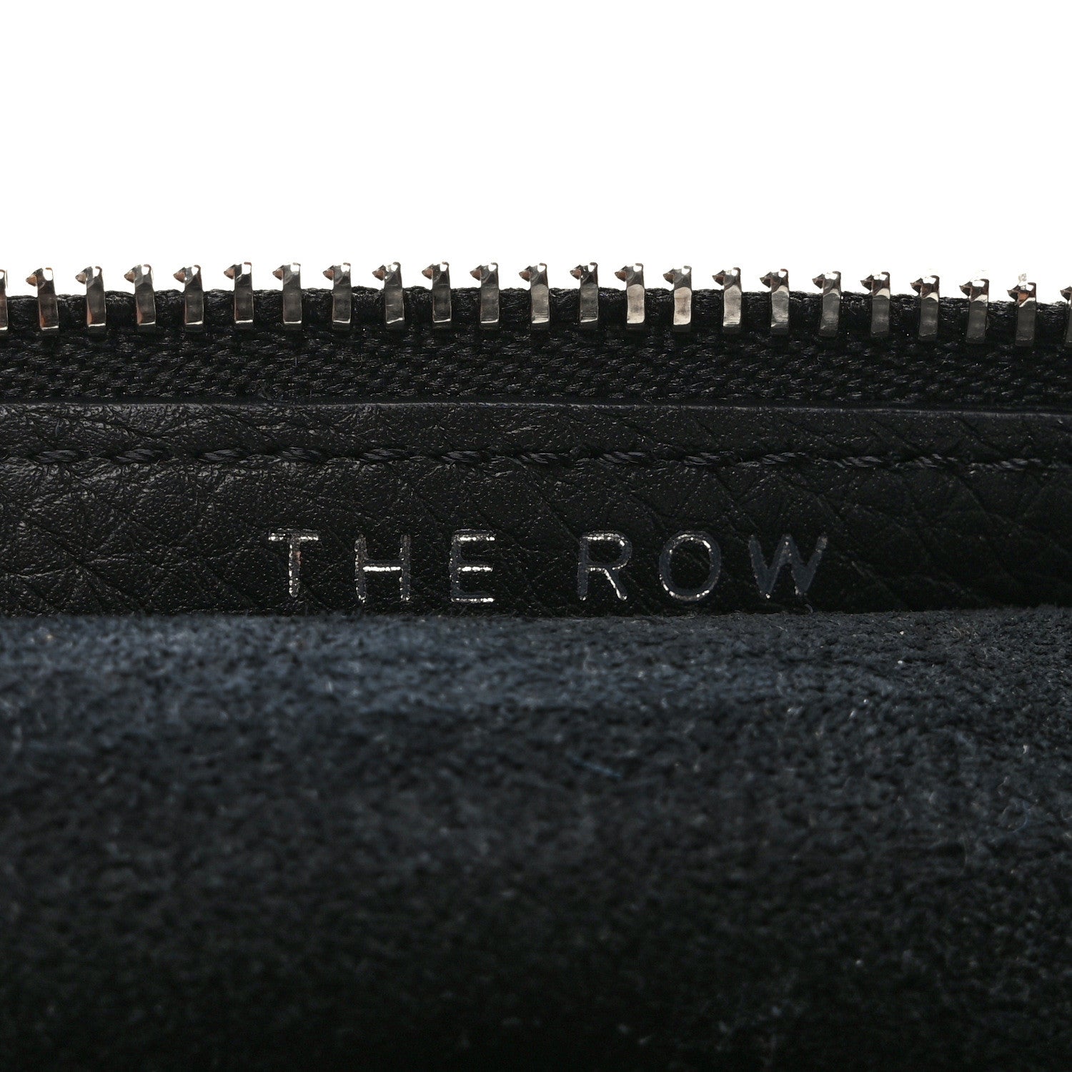 The Row Grained Calfskin Small Slouchy Banana Bag Black 6 of 10