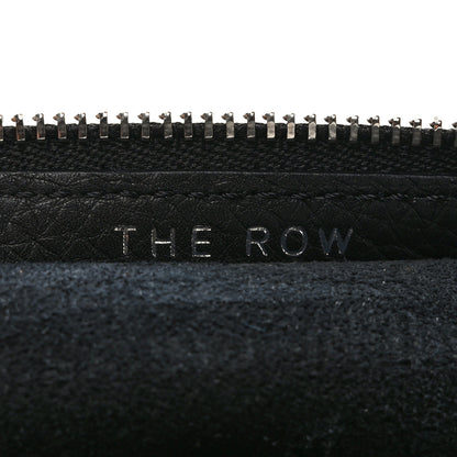 The Row Grained Calfskin Small Slouchy Banana Bag Black 6 of 10