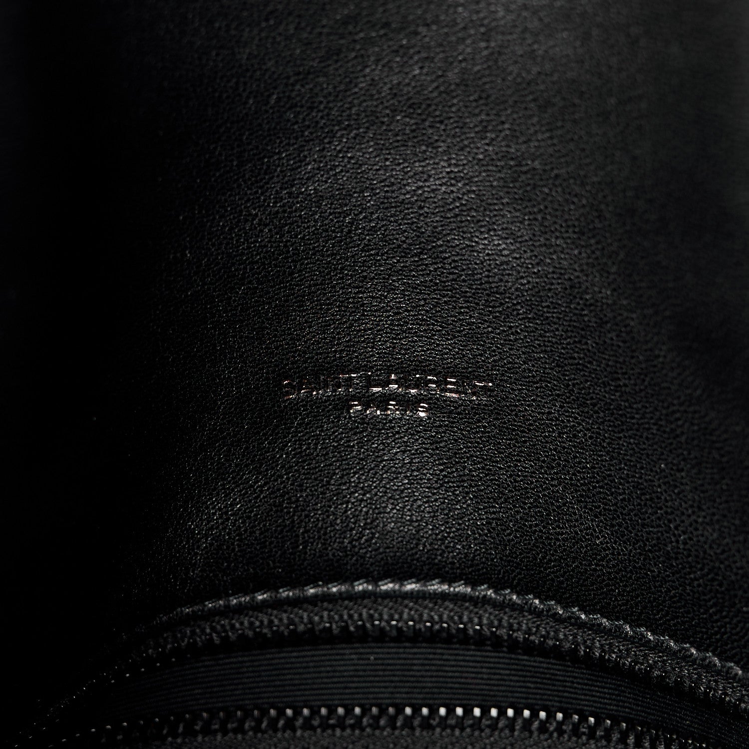 Saint Laurent Lambskin Quilted Monogram Monochrome Small Loulou Puffer Chain Satchel Black 6 of 11