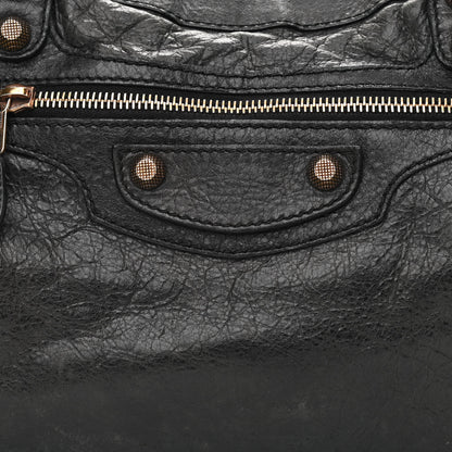 Balenciaga Agneau Giant 12 Rose Gold Hardware Town Black 8 of 14
