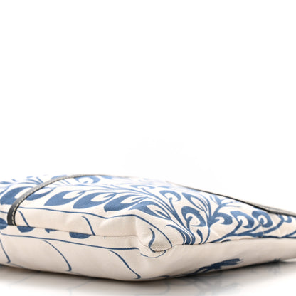 Loewe Canvas Tile Print Paula's Ibiza Small Pouch White Blue Black 9 of 11