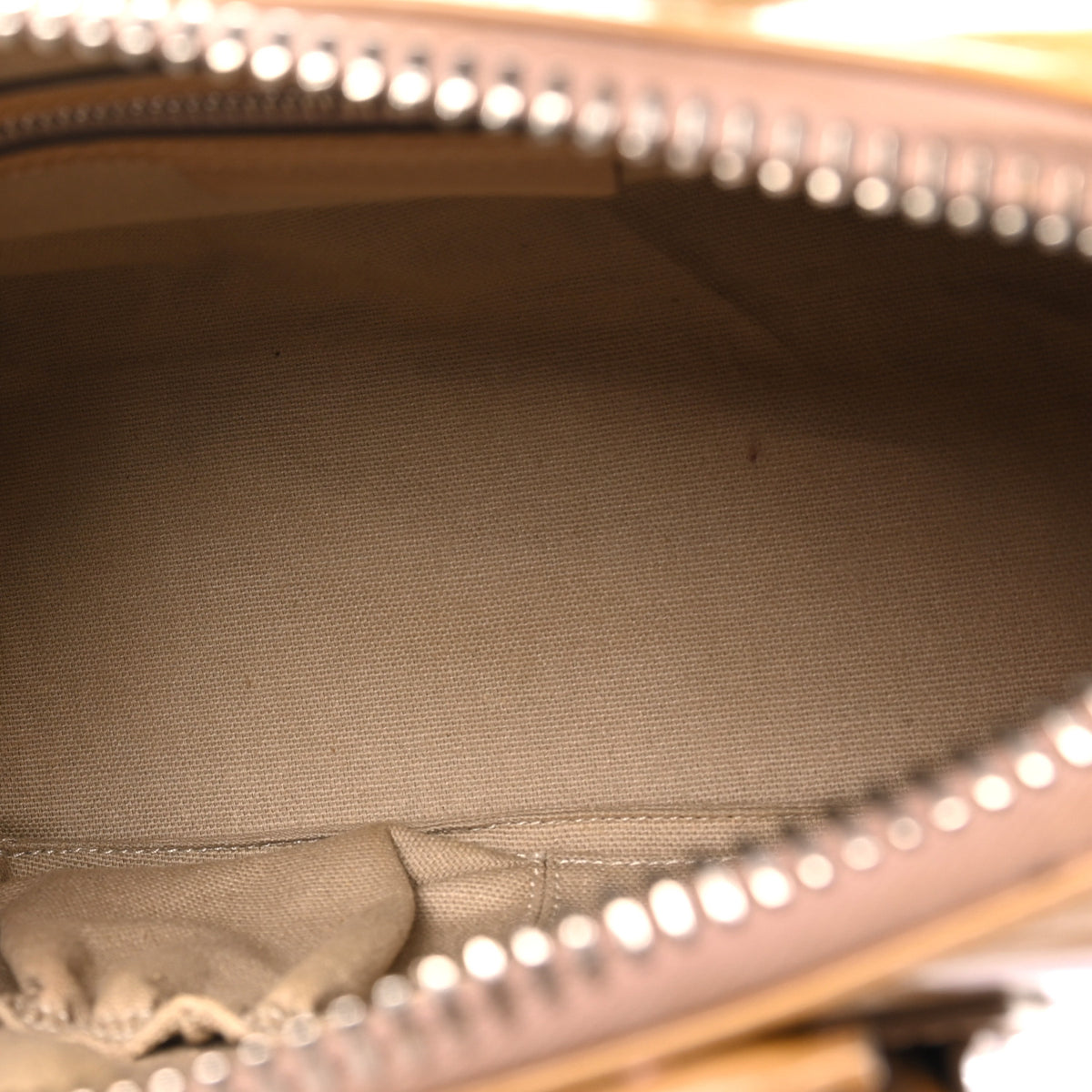 Patent Calfskin Mini Antigona Beige