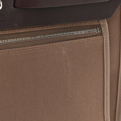 Hermes Vache Hunter Toile Herbag Zip 31 PM Etoupe Ebene 12 of 12