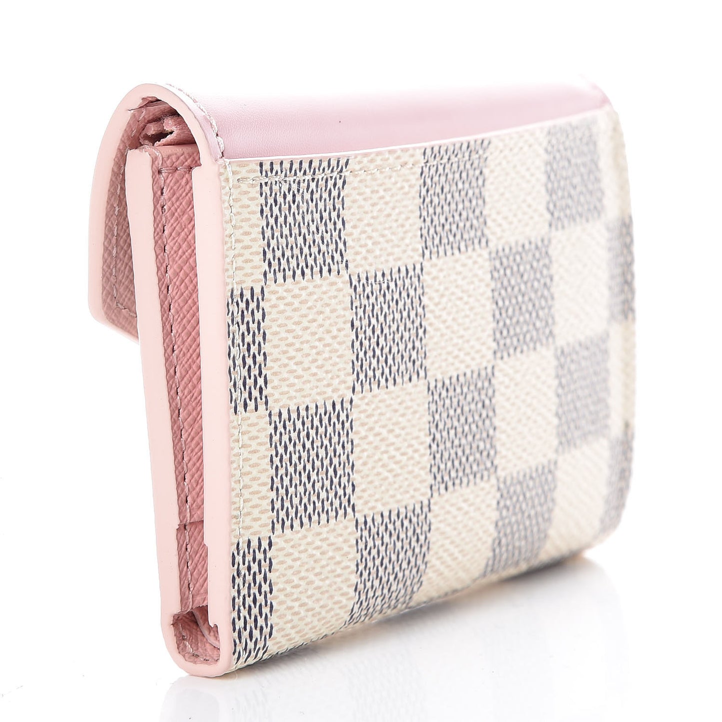 Damier Azur Zoe Wallet Rose Ballerine