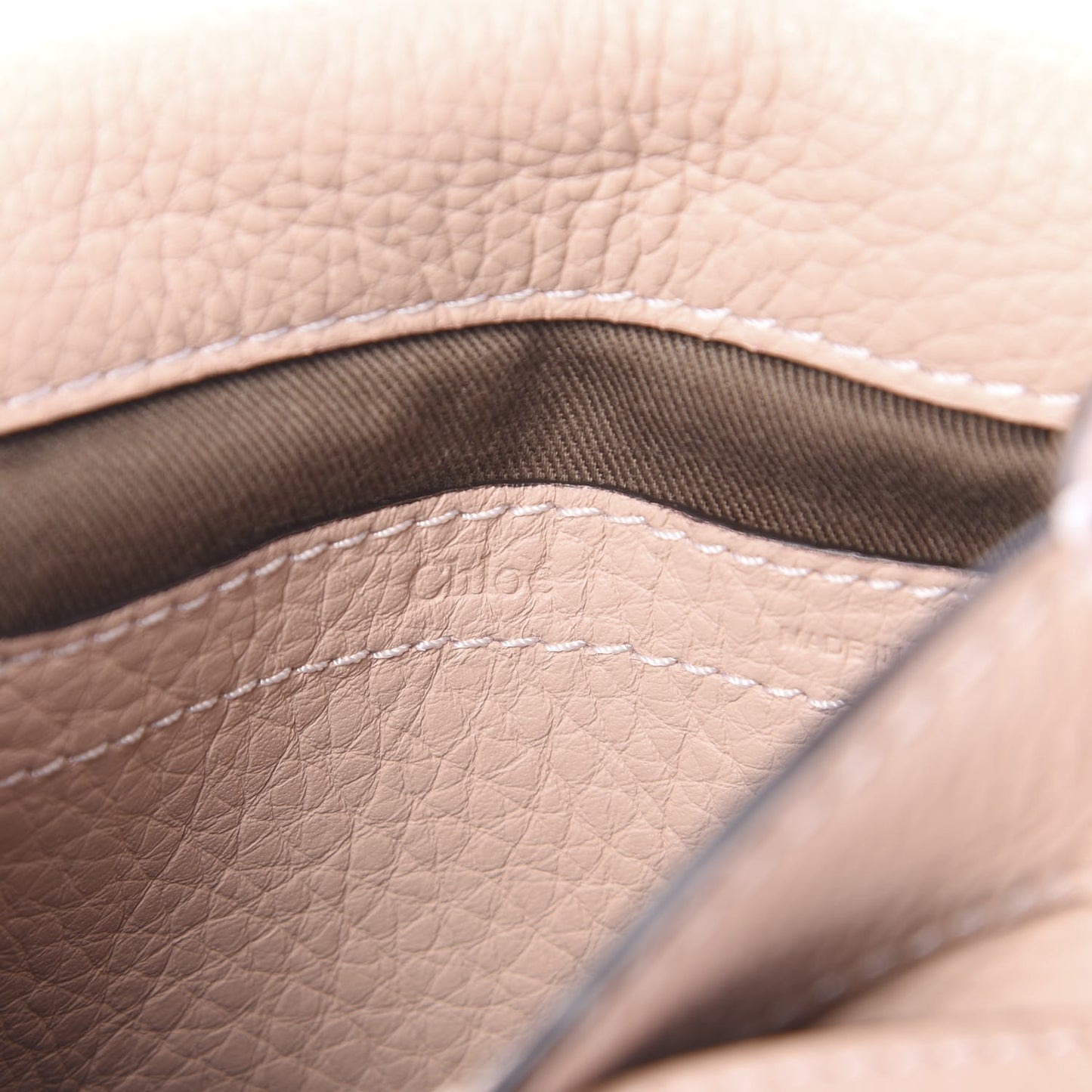 Calfskin Mini Marcie Round Crossbody Bag Blush Nude