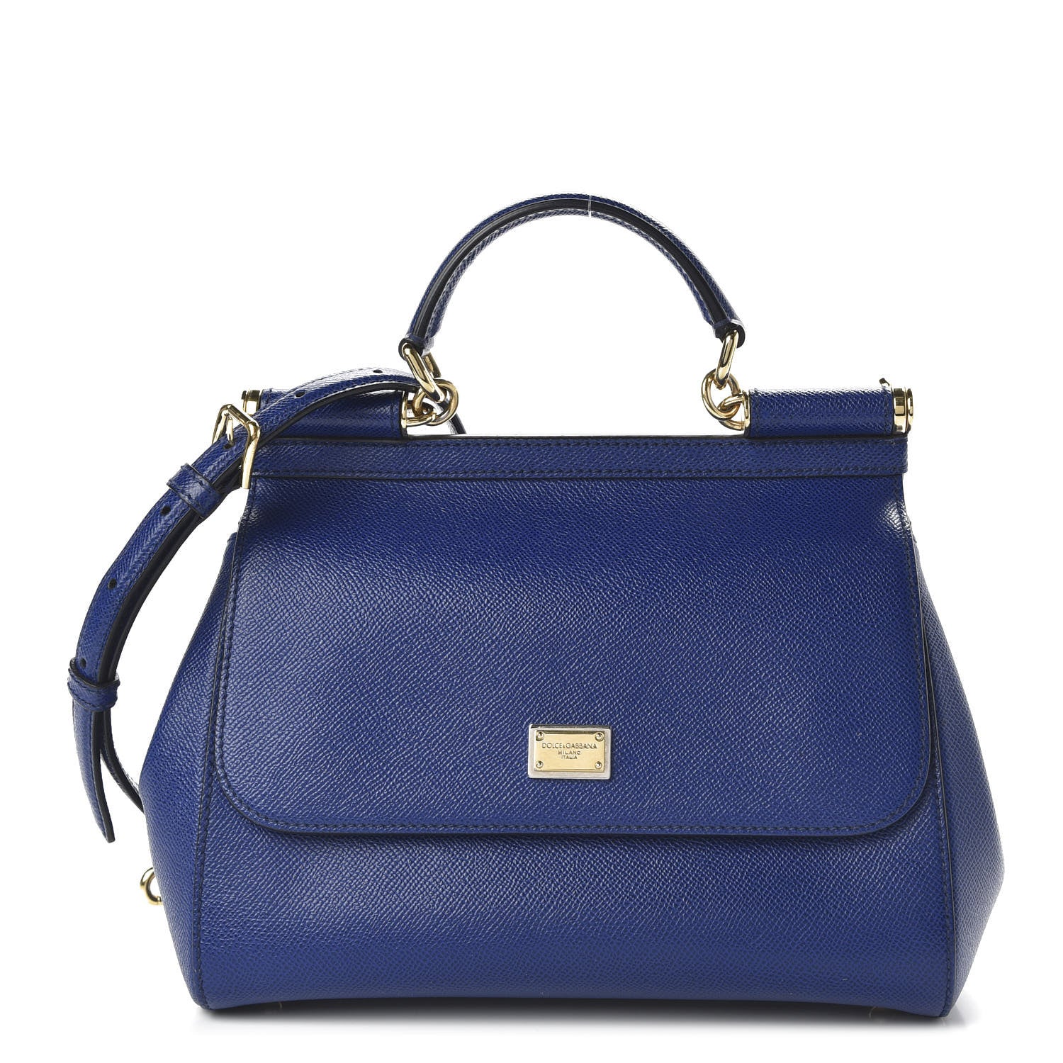 Dolce & Gabbana Dauphine Medium Miss Sicily Satchel Blue 1 of 11