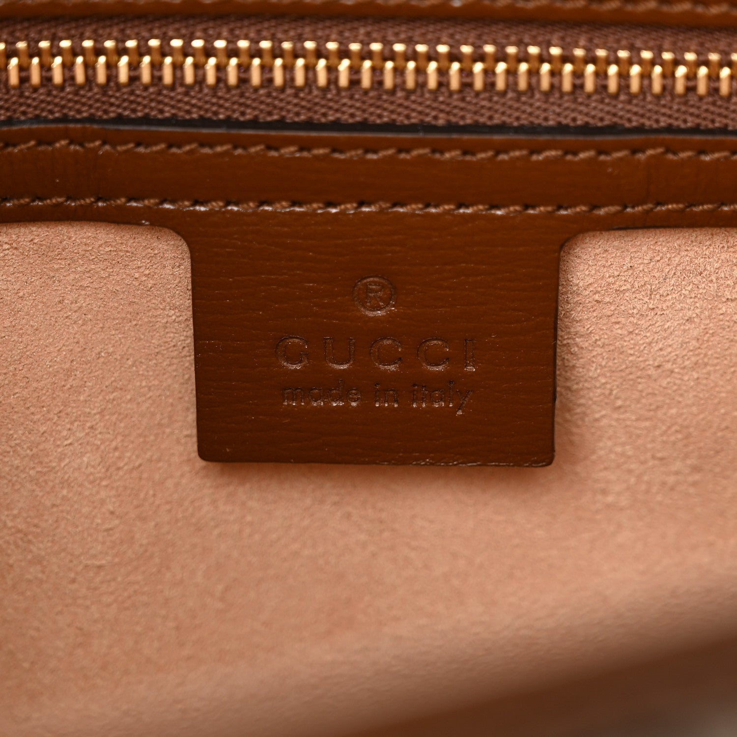 Gucci GG Supreme Monogram Azalea Calfskin Web Small Jackie 1961 Hobo Beige Ebony Brown Sugar 6 of 10