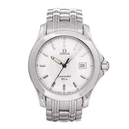 Omega Stainless Steel 36mm Seamaster Quartz Watch White 2511.21 1 of 7