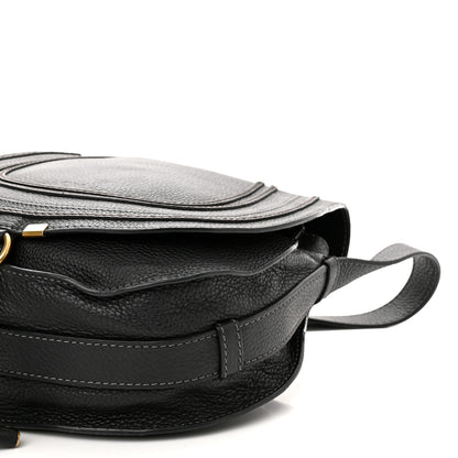 Chloe Calfskin Medium Marcie Round Crossbody Bag Black 11 of 16