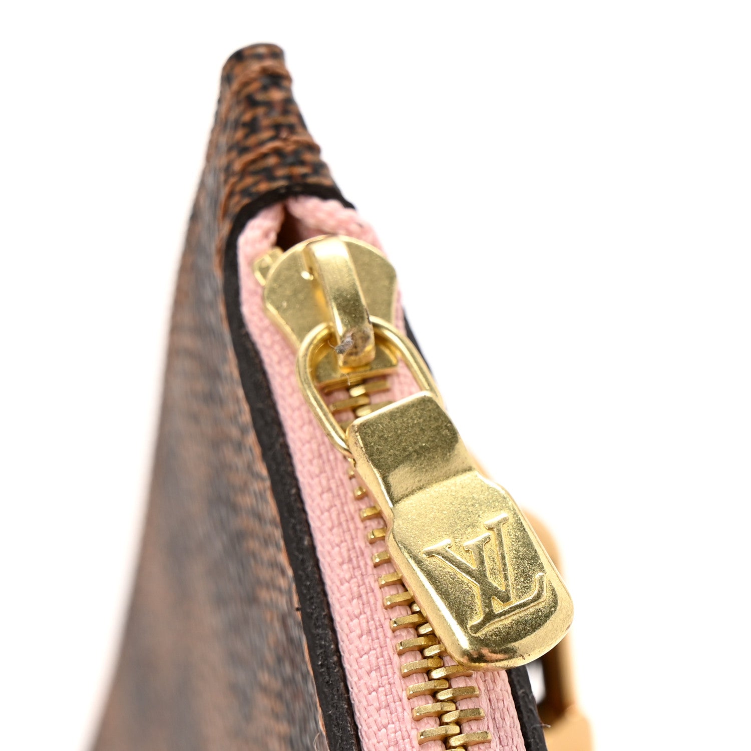 Louis Vuitton Damier Ebene Neverfull MM GM Pochette Rose Ballerine 9 of 11