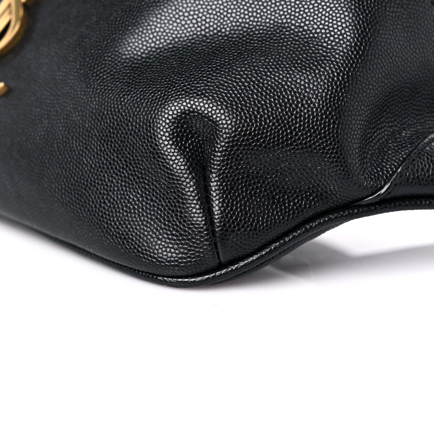 Saint Laurent Grain De Poudre Monogram Belt Bag Black 9 of 12