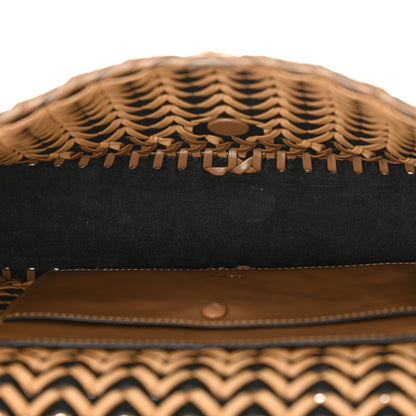 Fendi Vitello King Ceylon Intreccio Baguette  Sand 5 of 11