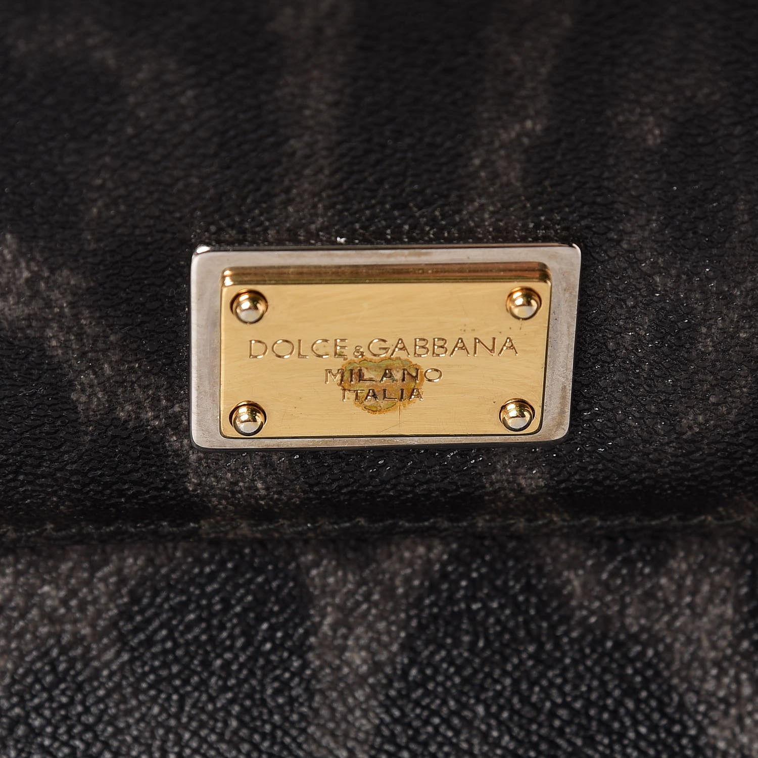 Dolce & Gabbana Dauphine Leopard Print Large Miss Sicily Satchel Black 8 of 13