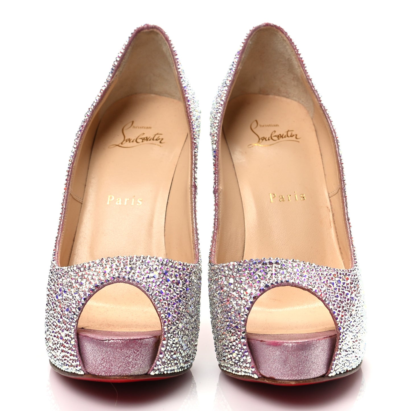 Suede Metallic Strass New Very Prive Pumps 37.5 Aurora Borea