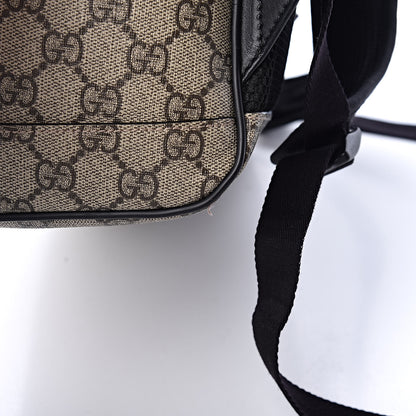 Gucci GG Supreme Monogram Web Dome Backpack Black 12 of 12