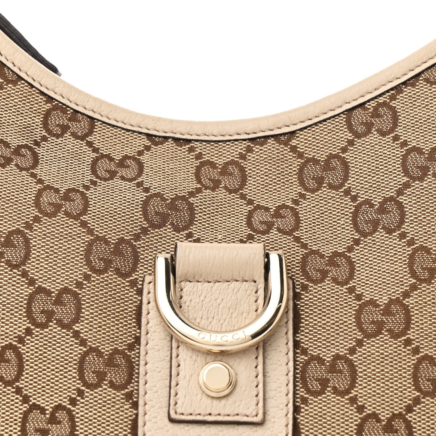 Gucci Monogram Medium Abbey D Ring Hobo Off White 8 of 11