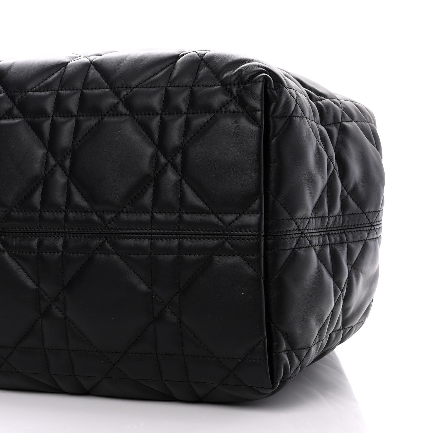 Calfskin Macrocannage Large Toujours Black