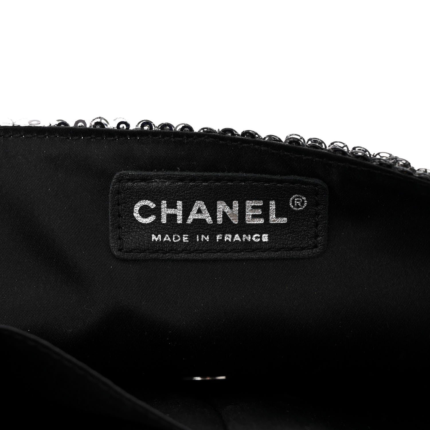 Chanel Sequin East West Flap Dark Silver 6 of 10