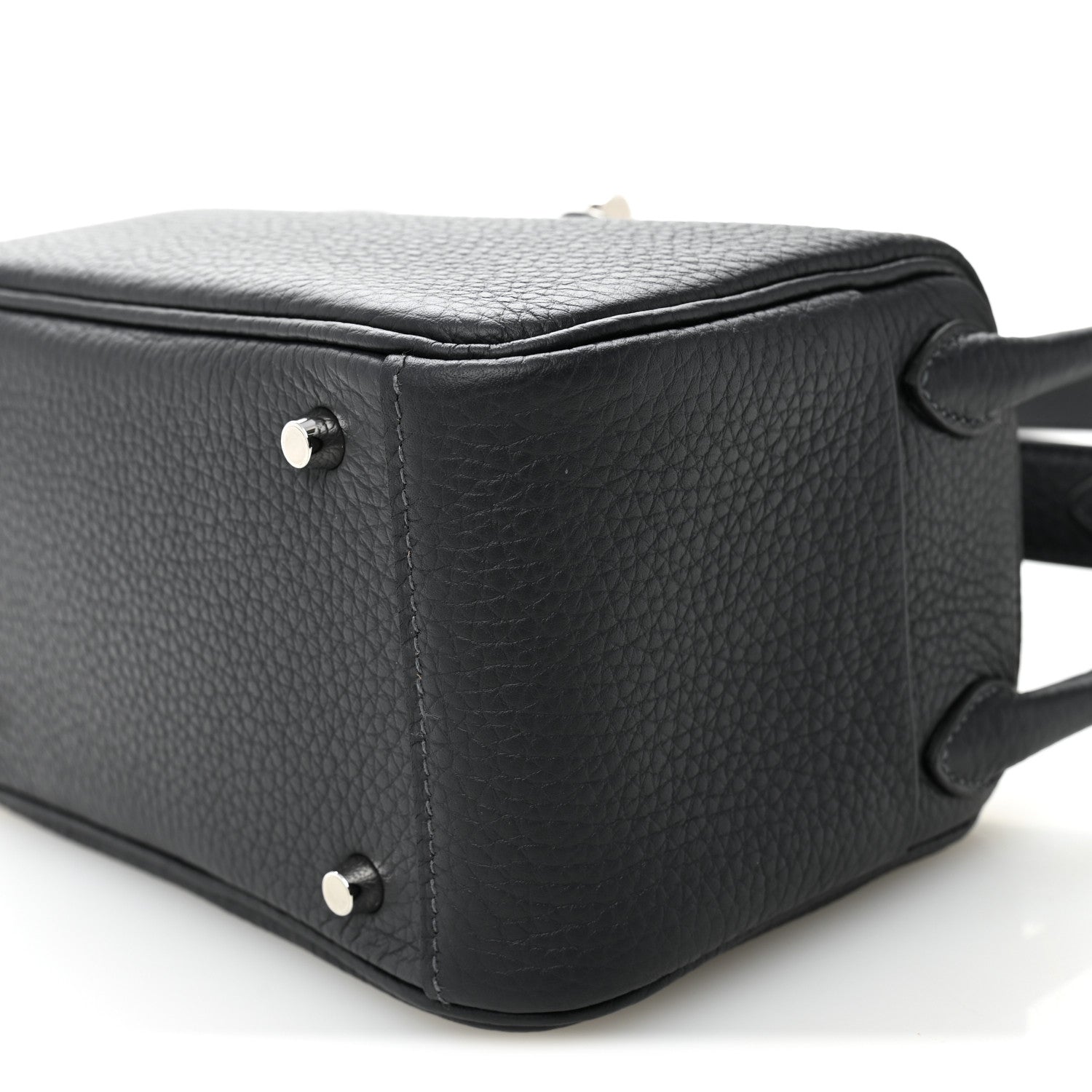 Hermes Taurillon Clemence Mini Lindy 20 Ardoise 10 of 10