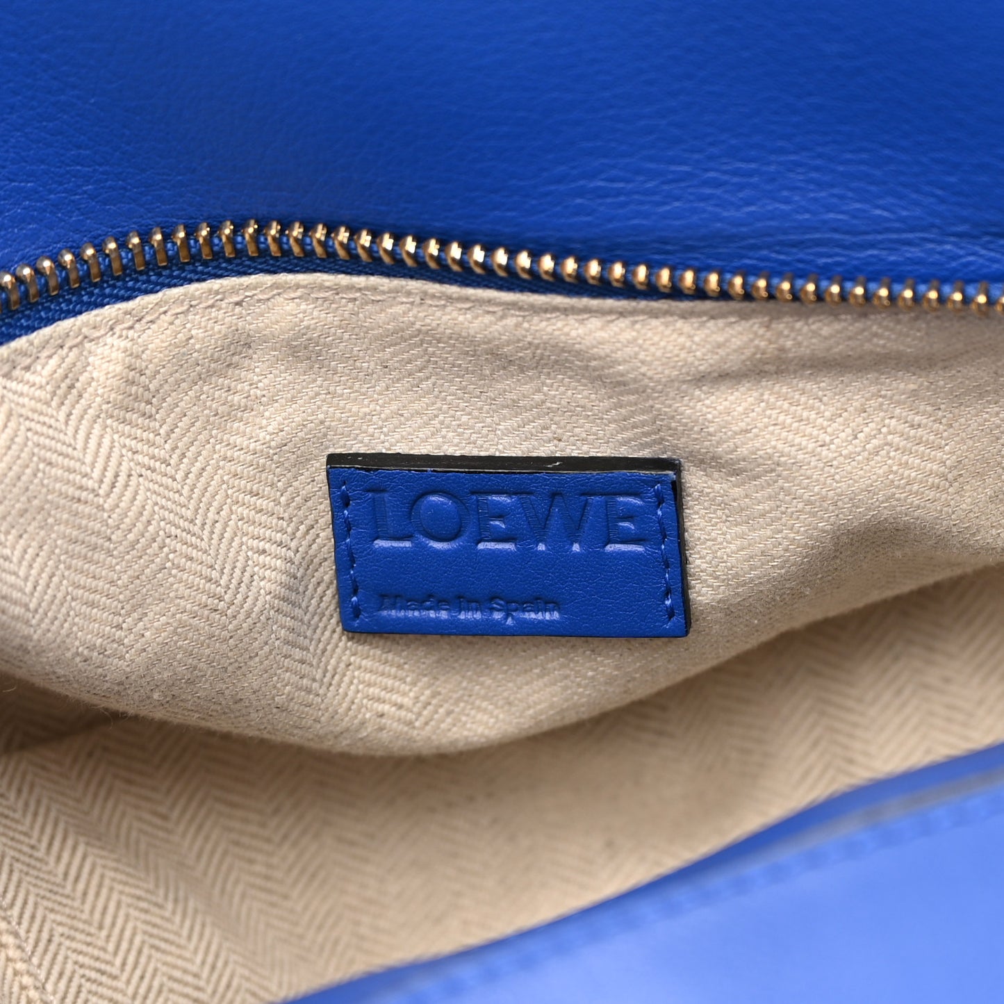 Calfskin Medium Puzzle Bag Electric Blue