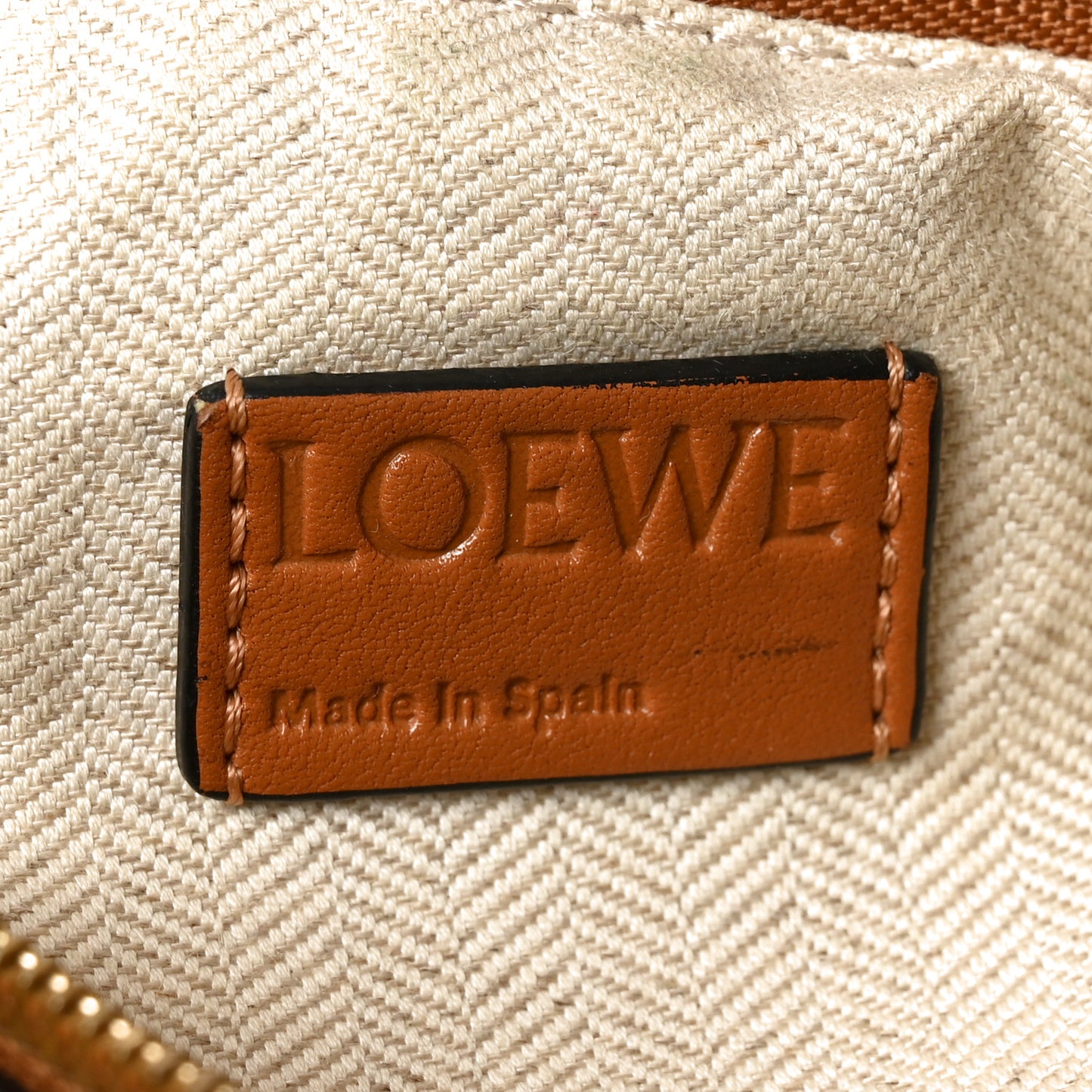 Calfskin Medium Puzzle Bag Tan