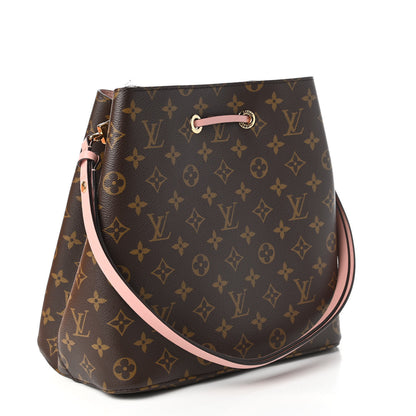 Louis Vuitton Monogram Neonoe MM Rose Poudre 3 of 11