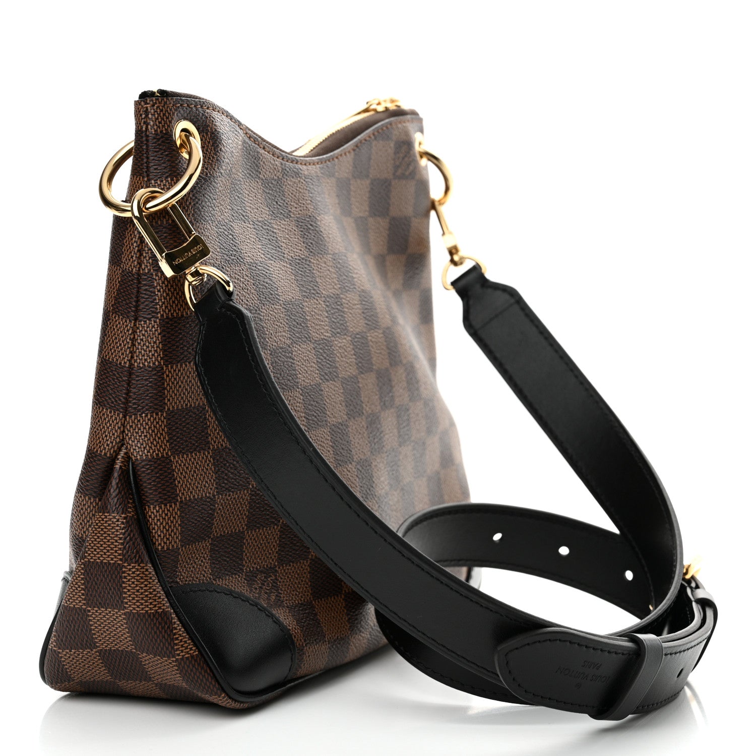 Louis Vuitton Damier Ebene Odeon PM Black 3 of 9
